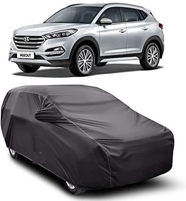 Anlopeproducts Car Cover For Hyundai Tucson (With Mirror Pockets)(Grey)