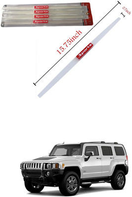XZRTZ Car Side Door Edge Bumper, Anti-Scratch Protection Guards Trim Stickers S324 Matte, Glossy GM, Universal For Car Hummer H3, Universal For Car Side Garnish
