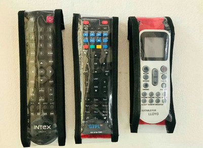 Paril Back Cover for LED TV, SET TOP BOX, AC REMOTE,(Multicolor, Pack of: 3)