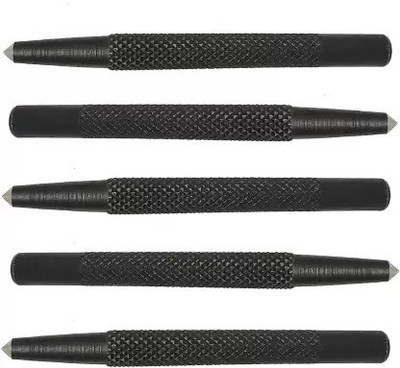 ASAONE Center Punch Drift Punch Pack Of 5 Centre Punch Drift Punch 6inch Pack Of 5 Paring Chisel(10 mm Blade)