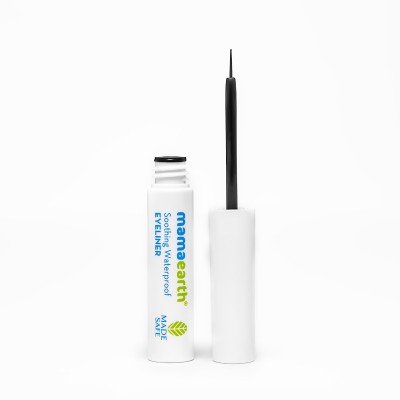 MamaEarth Soothing Waterproof Eyeliner with Almond Oil & Castor Oil for 10 Hour Long Stay 3.5 ml  (Black)