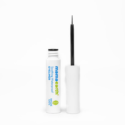 MamaEarth Soothing Waterproof Eyeliner with Almond Oil & Castor Oil for 10 Hour Long Stay 3.5 ml (Black)