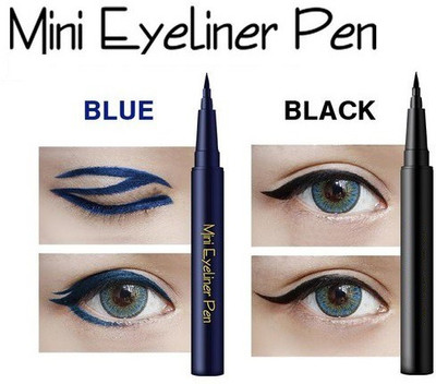 SEUNG Liquid Eyeliner Pen - Fast-drying Waterproof & Smudge Proof Eye Liner 2.4 ml(BLACK, BLUE)