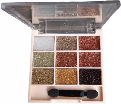 Yuency BEST 18 COLOR SHIMMER AND GLITTER EYE SHADOW PALETTE 18 g(MULTI COLOR)