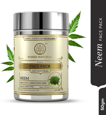 KHADI NATURAL Neem Face Pack | Healthy & Germ-Free Skin | For All Skin Types(50 g)