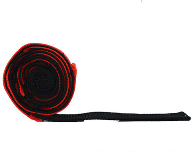 DnF 10 Loop Design Yoga Belt for Stretching Exercises, Posture and Asanas Fitness Band(Yellow)