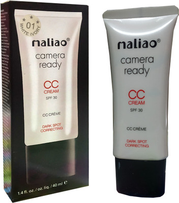 maliao CC Cream Dark Spot Correcting White Ivory S1 Foundation(White Ivory, 40 ml)