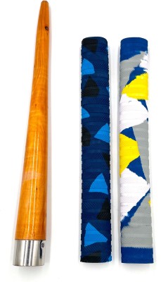 LIVOX Two Cricket Bat Grips with one wooden Grip cone (pack of 3) Ultra Tacky(Pack of 3)