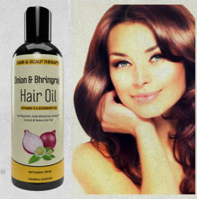 Manarya Sun's Heart Onion Bhringraj For Stronger Hair Pack of 1 Hair Oil(100 ml)