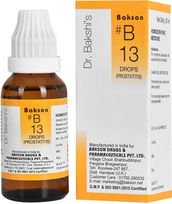 Bakson Dr Bakshis B Drop 13 - Prostatitis Drops(30 ml)