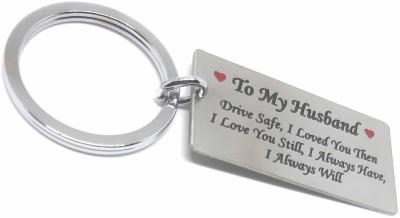 Aura Romantic Valentine Birthday Aniversary Cute Gift Drive Safe Keychain For Husband Key Chain