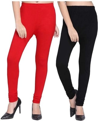 Gitabitan Ethnic Wear Legging(Black, Red, Solid)