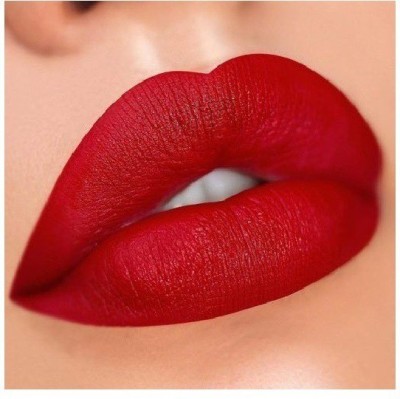 tanvi27 NON TRANSFER KISS PROOF MATTE FINISH LIQUID RED LIPSTICK FOR GIRL & WOMAN(RED, 3 ml)