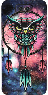 AsSkin Asus 6Z Mobile Skin(Ultra Super Pink Owl Skin With High Gloss Finish).)