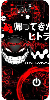 AsSkin Asus 6Z Mobile Skin(Ultra Super Red Graffiti Skin With High Gloss Finish).)