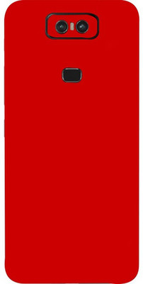 AsSkin Asus 6Z Mobile Skin(Ultra Super Red Matte Skin With High Gloss Finish).)