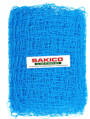 Sakico 40x10 Foot Nylon Boundry Safety Practice Cricket Net(Blue)