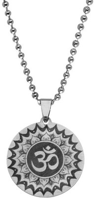 Shiv Jagdamba Aum Om Yoga Hindu Spiritual Amulet Charm Pendant Necklace Chain Sterling Silver Stainless Steel Pendant