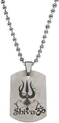 M Men Style Sterling Silver Stainless Steel Pendant