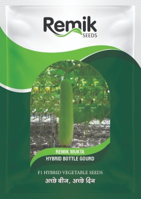 Remikseeds Hybrid Bottle Gourd Remik Mukta Seed(50 g)