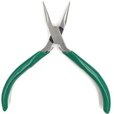 HOUF Chain Nose Half Round Steel Value Plier Multipurpose for Jewellery Making, Needle Nose Plier(Length : 5 inch)