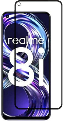 kentop Edge To Edge Tempered Glass for Realme 8i(Pack of 1)
