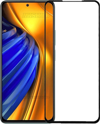AKSHUD Edge To Edge Tempered Glass for POCO F4 5G(Pack of 1)