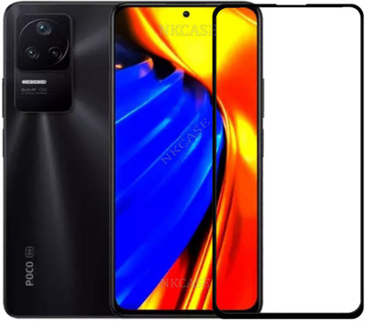 NKCASE Edge To Edge Tempered Glass for POCO F4 5G(Pack of 1)