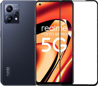 AKSHUD Edge To Edge Tempered Glass for realme Narzo 50 PRO, REALME NORZO 50 PRO(Pack of 1)