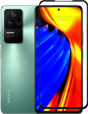 AKSHUD Edge To Edge Tempered Glass for POCO F4 5G(Pack of 1)