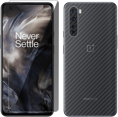 FCS Front and Back Screen Guard for OnePlus Nord(Pack of 2)