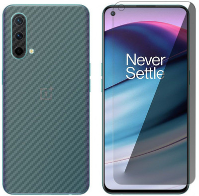 FCS Front and Back Screen Guard for OnePlus Nord CE(Pack of 2)