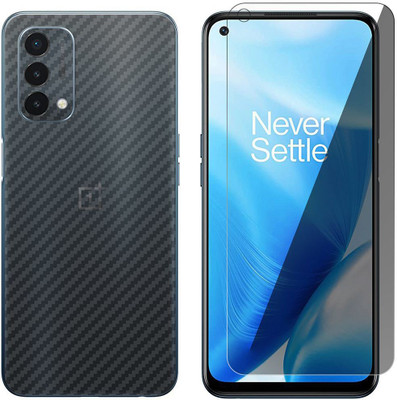 FCS Front and Back Screen Guard for OnePlus Nord N200(Pack of 2)