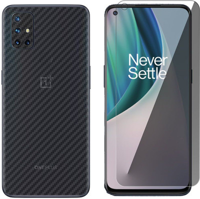 FCS Front and Back Screen Guard for OnePlus Nord N10(Pack of 2)