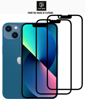 GLOBAL NOMAD Edge To Edge Tempered Glass for Apple iPhone 13, Apple iPhone 13 Pro, Apple iPhone 14(Pack of 1)