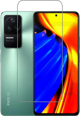 AKSHUD Tempered Glass Guard for POCO F4 5G(Pack of 1)