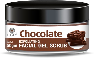 LUSTY A BEAUTY SENSE Gel Scrub For Face & Body Suitable For Women & Men (Chocolate-50gm) Scrub(50 g)