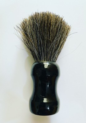 Romer-7 Black Premium Natural Hair  with Wood Handle Shaving Brush