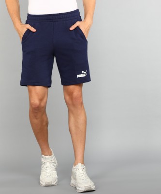PUMA Solid Men Blue Sports Shorts