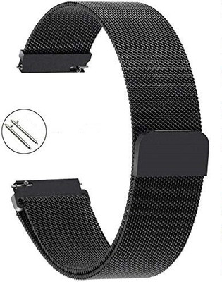 Speeqo 20mm Metal Magnetic Watch Belt Milanese Loop (CHECK MODEL LIST) Smart Watch Band Smart Watch Strap(Black)