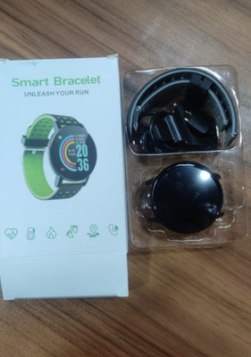 NKL Smart Fitness Band 08 Heart Rate Sensor, SpO2 Sensor Look Men Value For Money Smartwatch(Black Strap, FREE)