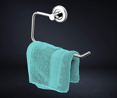 HOME13 304 Stainless Steel Towel Ring/ Half SQR Holder /Napkin Ring/Bathroom Set of 1 Silver Towel Holder(Stainless Steel)