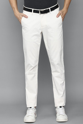Allen Solly Regular Fit Men White Trousers