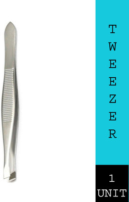 Easy Shopping Deal Latest Steel Eyebrow Plucker Slant Tip Puller for Women, Chimti Pack of 1