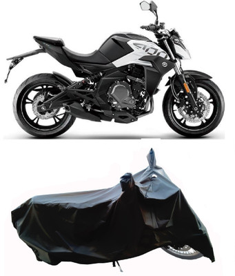 Wegather Two Wheeler Cover for CFMoto(400NK BS6, Black)