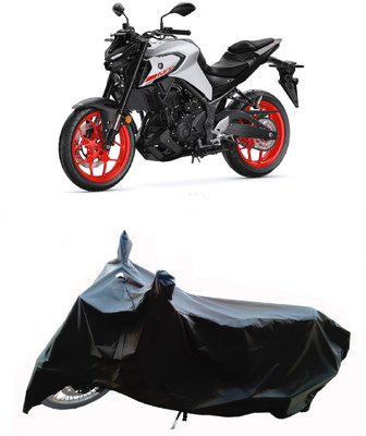 Wegather Two Wheeler Cover for Yamaha(MT-03 BS6, Black)