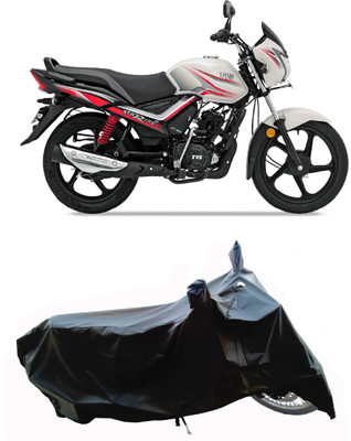 Wegather Two Wheeler Cover for TVS(Star City Plus BS6, Black)