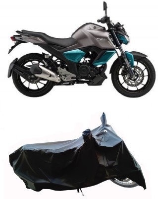 Wegather Two Wheeler Cover for Yamaha(FZ S V3, Black)