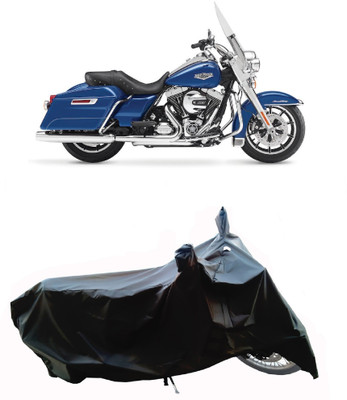 Wegather Two Wheeler Cover for Harley Davidson(Road King, Black)