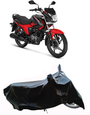 Wegather Two Wheeler Cover for Hero(New Glamour BS6, Black)